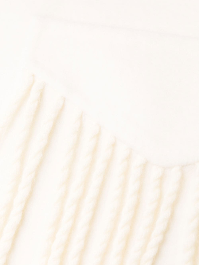 P.a.r.o.s.h Leak Frayed-trim Oversize Coat In Neutrals