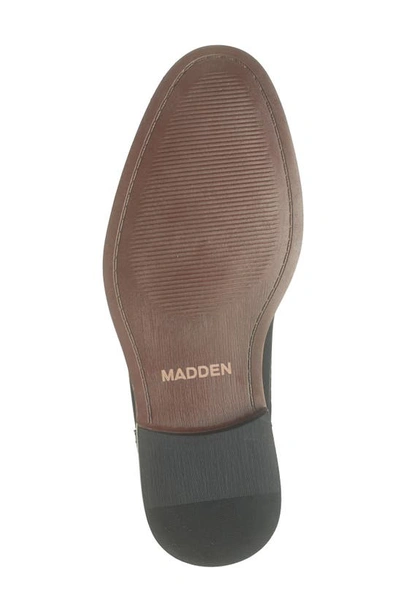 Steve Madden Attern Plain Toe Derby In Black Nubuck