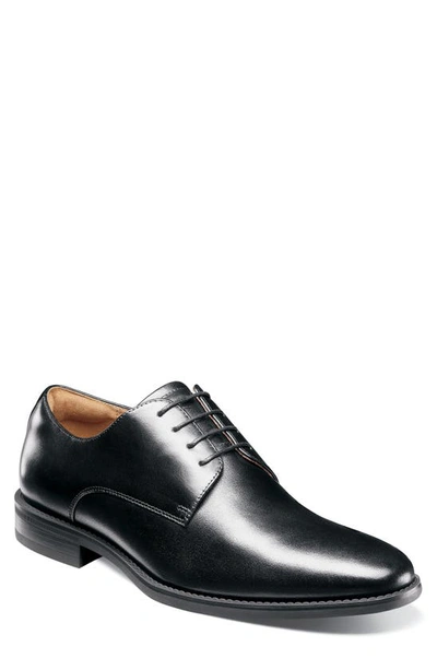 Florsheim Santucci Plain Toe Derby In Black