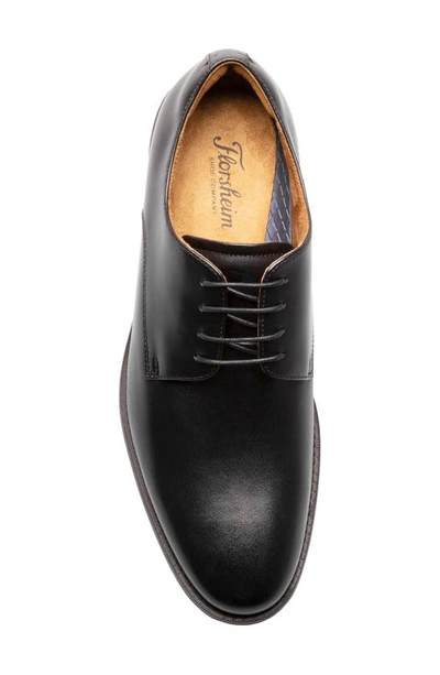 Florsheim Santucci Plain Toe Derby In Black
