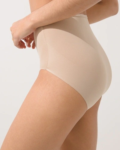 Soma Vanishing Edge Microfiber Retro Brief In Light Pink