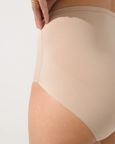 Soma Vanishing Edge Microfiber Retro Brief In Light Pink