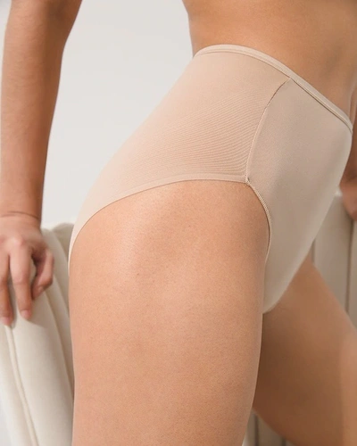 Soma Vanishing Edge Microfiber Modern Brief In Light Pink