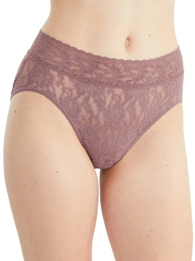 Shop Hanky Panky Signature Lace French Brief In Artichoke Heart