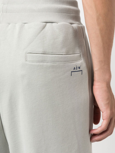 Shop A-cold-wall* Trousers With Logo In Grey