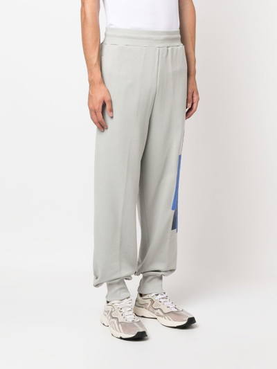 Shop A-cold-wall* Trousers With Logo In Grey