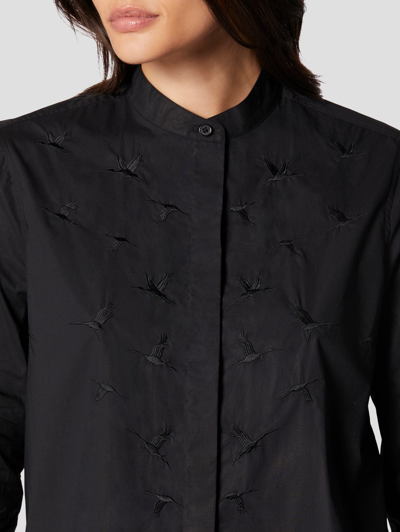 Shop Equipment Cherine Cotton Shirt In True Black