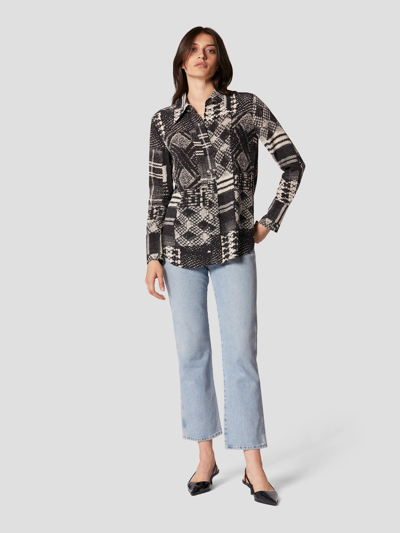 Shop Equipment Quinne Silk Shirt | Xs |  In Multicolor