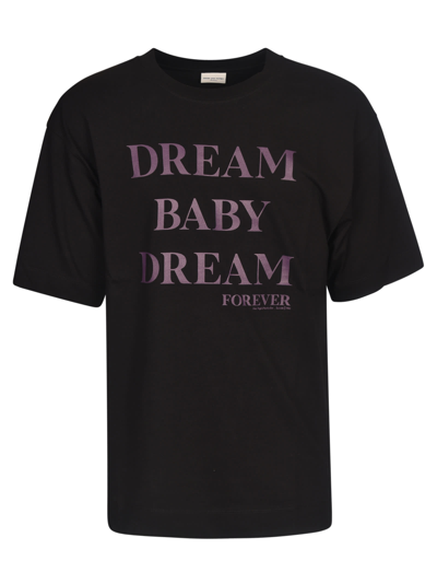 Shop Dries Van Noten Dream Baby Dream T-shirt In Black