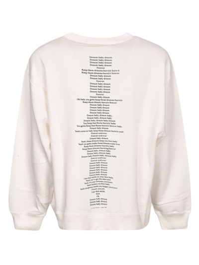 Shop Dries Van Noten Dream Baby Dream Sweatshirt In Off-white