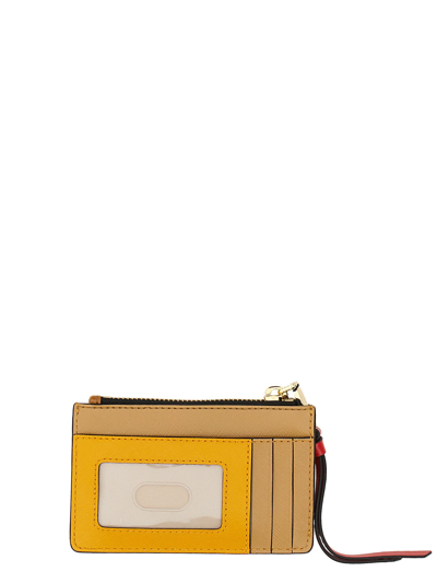 Shop Marc Jacobs Snapshot Wallet In Cuoio