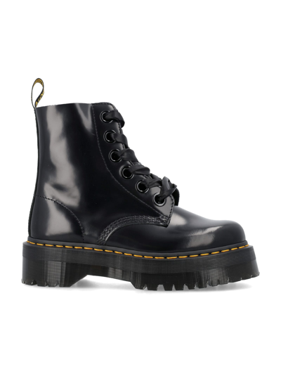 Dr. Martens Molly Platform Boots In Nero | ModeSens
