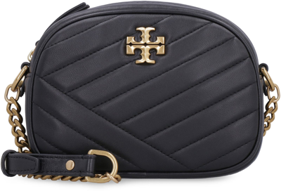 Shop Tory Burch Kira Quilted Leather Bag In Black