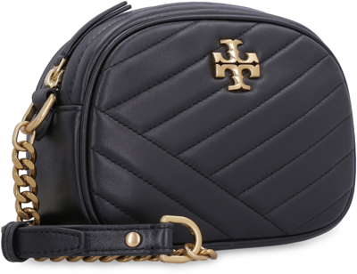 Shop Tory Burch Kira Quilted Leather Bag In Black