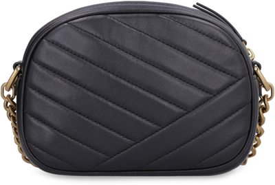 Shop Tory Burch Kira Quilted Leather Bag In Black