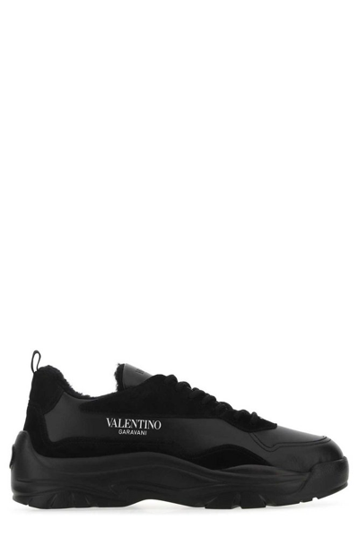 Shop Valentino Logo In Black