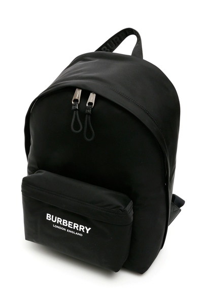 Shop Burberry Jett Nylon Backpack In Black