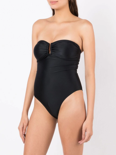 Lenny Niemeyer Detachable Straps One-piece Swimsuit In Black