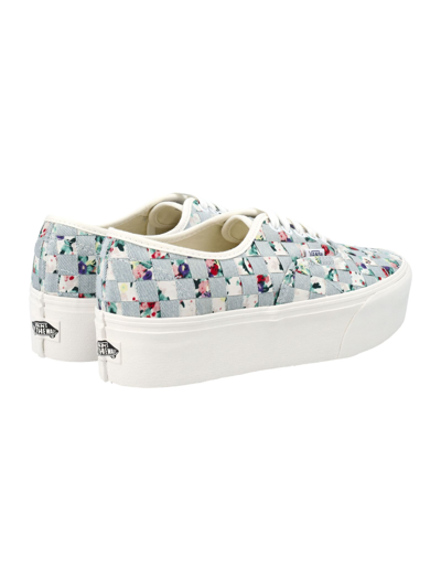 Vans Authentic Stackform Platform Sneakers In Light Blu