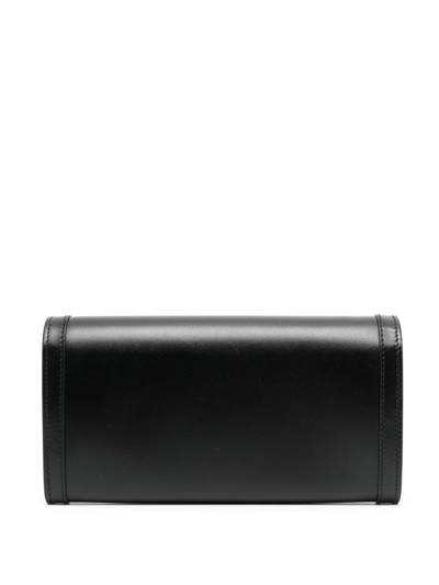 Shop Versace Greca Goddess Wallet In Black