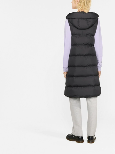 Shop Woolrich Quilted Padded Gilet In Black