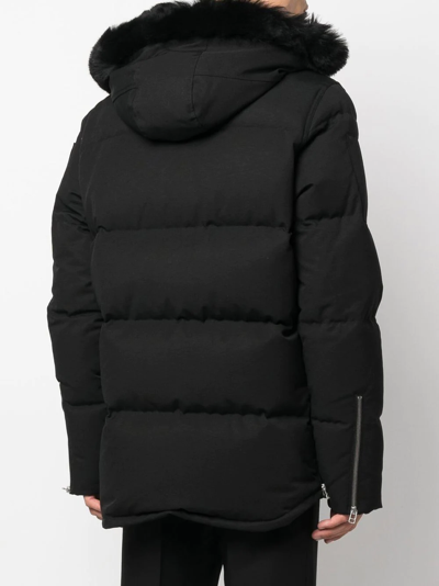 Moose Knuckles Original 3q Feather-down Jacket In Black
