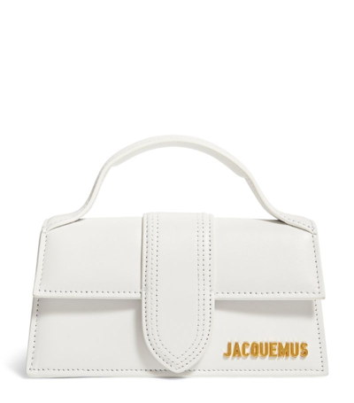 Shop Jacquemus Mini Le Bambino Top-handle Bag In White