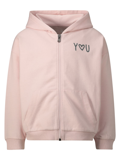 Shop Juvia Kids Sweat Jacket For Girls In Pink