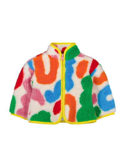 Shop Stella Mccartney Jacket For Girls In Multicoloured