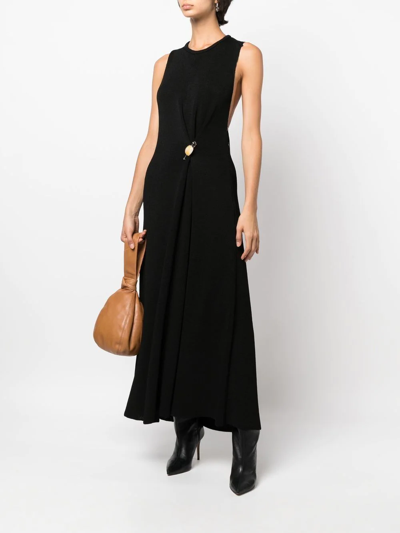 Shop Proenza Schouler Sleeveless Knitted Dress In Black