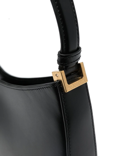 Shop Magda Butrym Vesna Leather Shoulder Bag In Schwarz