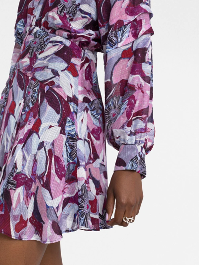 Shop Iro Darsa Abstract-print Dress In Mehrfarbig