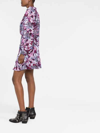 Shop Iro Darsa Abstract-print Dress In Mehrfarbig