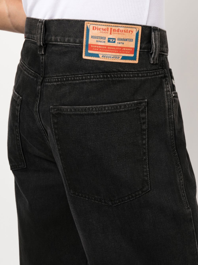 Shop Diesel 2010 Straight-leg Jeans In Schwarz