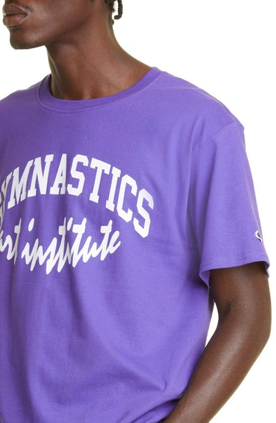 Virgil Abloh Brooklyn Museum Gymnastics Art Institute T-shirt Purple - Sole  Cart