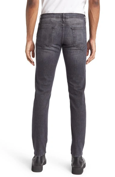 Shop Frame L'homme Degradable Slim Fit Organic Cotton Jeans In Black Oak