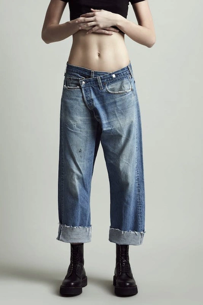 R13 Crossover Jean In Blue | ModeSens