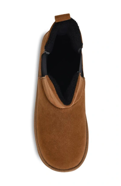 Gaahuu Faux Shearling Lined Boot In Tan