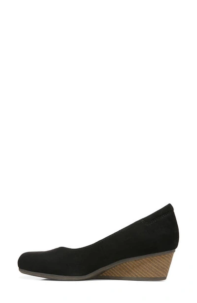 Shop Dr. Scholl's Be Ready Wedge Heel In Black Fabric