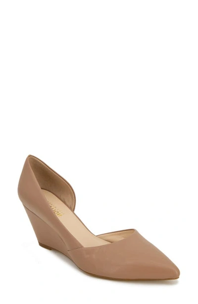 Shop Reaction Kenneth Cole Kenneth Cole Reaction Eltinn Wedge Pump In Classic Tan