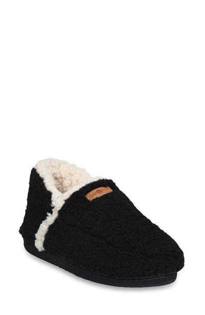 Gaahuu Berber Faux Fur Slipper In Black