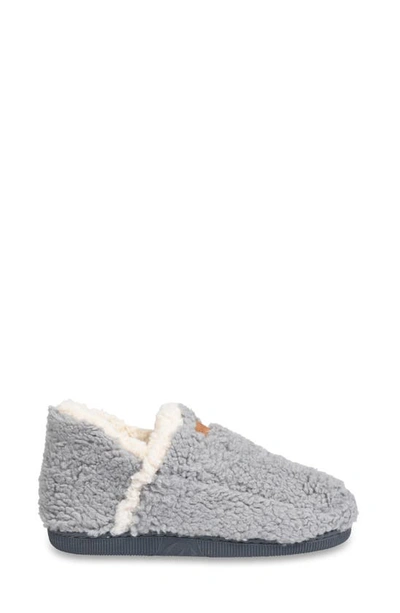 Shop Gaahuu Berber Faux Fur Slipper In Grey