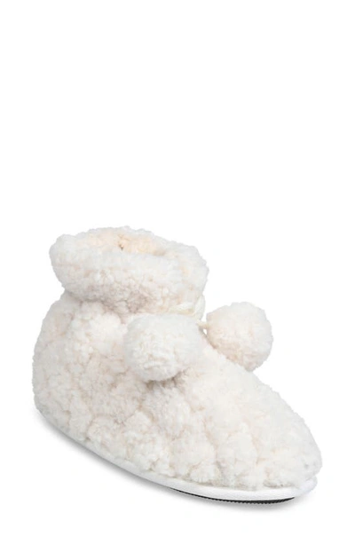 Gaahuu Faux Fur Quilted Slipper Boot In Natural