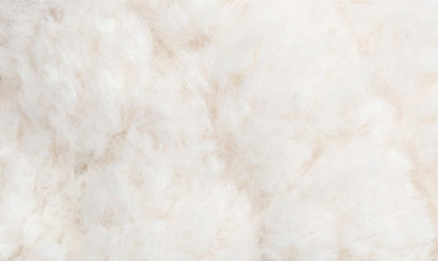 Gaahuu Faux Fur Quilted Slipper Boot In Natural