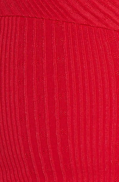 Shop L*space Lee Lee Ribbed Bikini Top In Lipstick Red