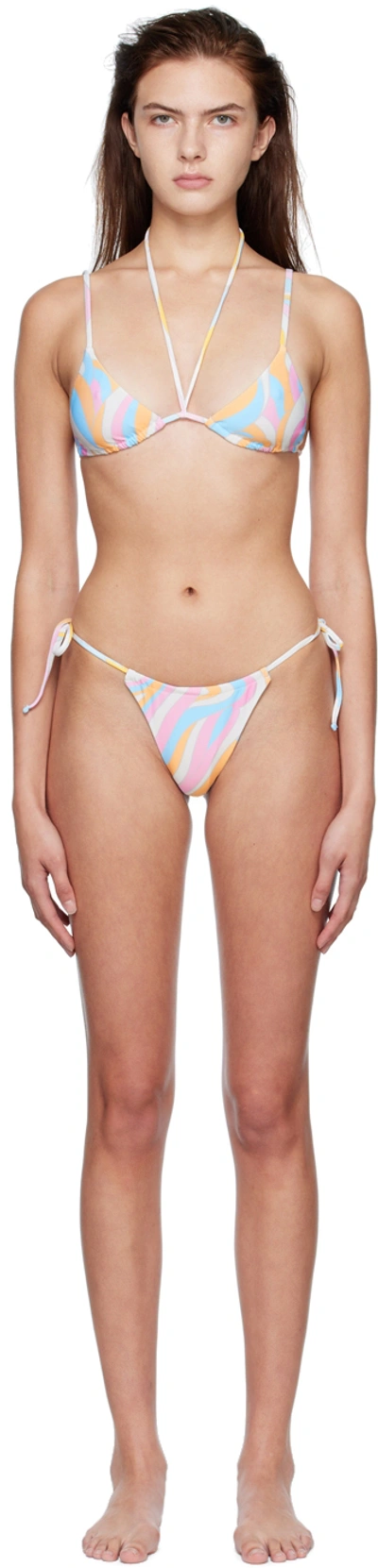 Shop Fensi Ssense Exclusive Multicolor Desert Rose Bikini