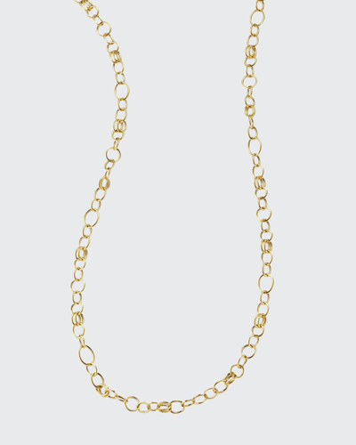 Shop Ippolita Long Smooth Chain Necklace In 18k Gold In Yellow Gold
