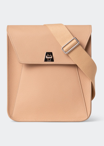 Shop Akris Anouk Small Leather Messenger Bag In Cordage