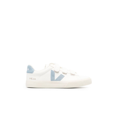 Shop Veja Recife Low Top Leather Sneakers - Women's - Calf Leather/rubber/fabric In White