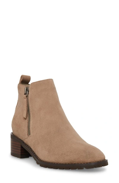 Shop Blondo Samara Waterproof Leather Bootie In Mushroom